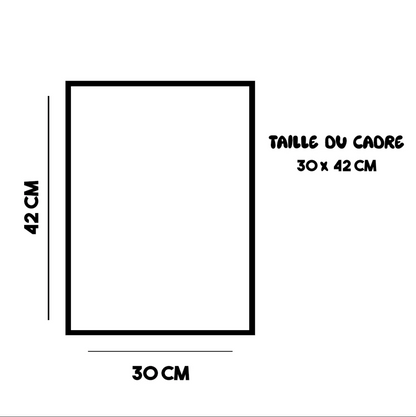 لوحة فنية بورتريه بالألوان